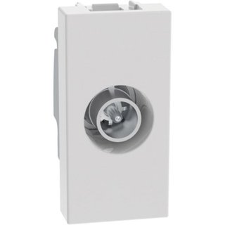 BTicino Direct coaxial socket - 1 module - white — YW4202D