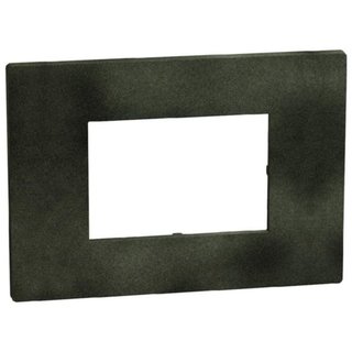BTicino Light Now - Cover plate 3 modules - dark green — YA4803DG