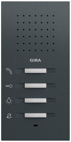 Gira Surface-mounted home station anthracite (lacquered) System 70 — 125073