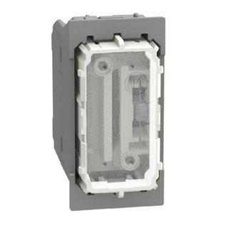 BTicino 4-way switch 1P 10AX 1 module, neutral, rocker, lightable, screw & plate terminals — Y4054