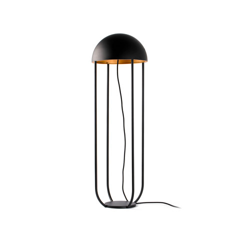 Faro Barcelona JELLYFISH Black and gold floor lamp — manufacturer representative image