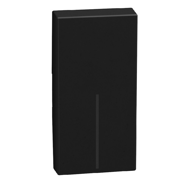 BTicino lightable key cover 1 module dark, rocker — YD4915