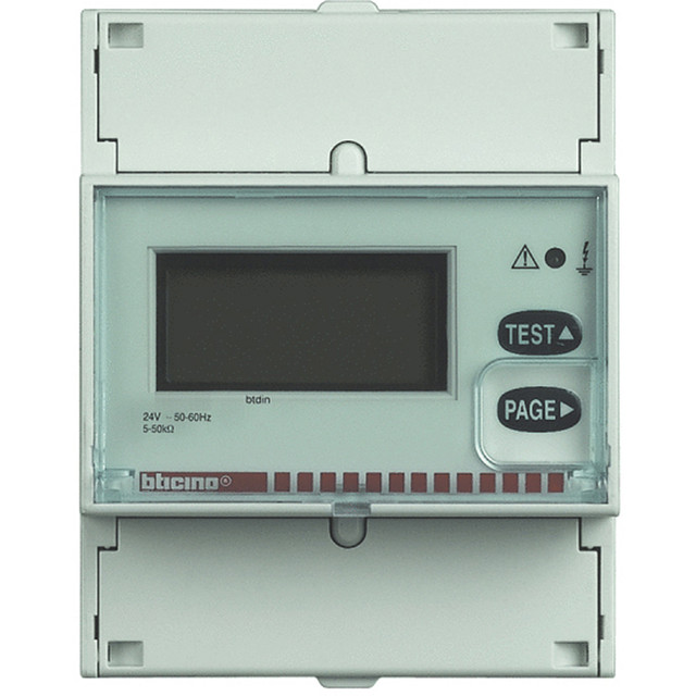 BTicino Insulation surveyor 230Vac for distribution boards for medical use — QSO230SS