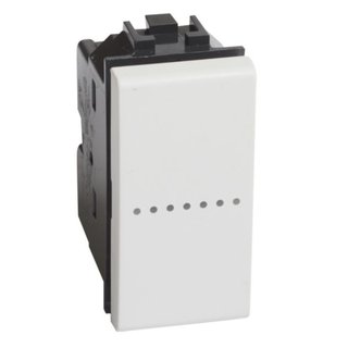 BTicino 2-way switch 1P 10 AX 250 Vac - axial — N4053N