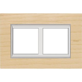 BTicino Rectangular cover plate 2x2P 57mm — HA4832/2LFR