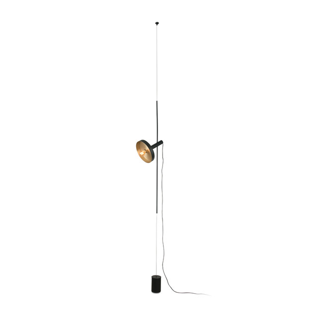 Faro Barcelona WHIZZ Black/golden pendant/floor lamp — 20166-95