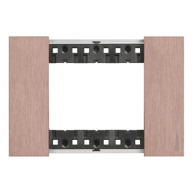 BTicino 3 modules Living Now plate — KA4803ZM