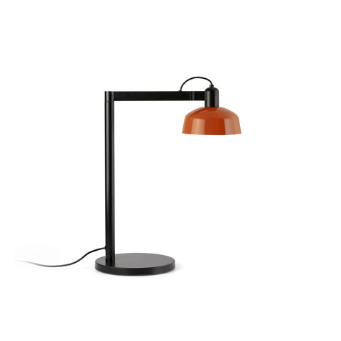 Faro Barcelona TATAWIN Reddish metal orange table lamp — manufacturer representative image