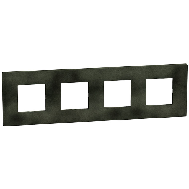 BTicino Light Now - Cover plate 2+2+2+2 modules - dark green — YA4802M4DG