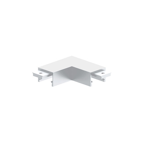 Viokef Surface Horizontal Connector for White Slim Magnetic Track Rail — manufacturer representative image