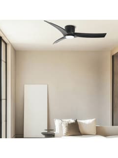 Zambelis 25395 CEILING FAN WITHOUT LIGHT BLACK MATT METAL - ABS