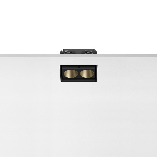 Flos Light Shadow Adjustable No Trim 2 Spots Optic Wide Flood — 05.1477.14C — manufacturer representative image