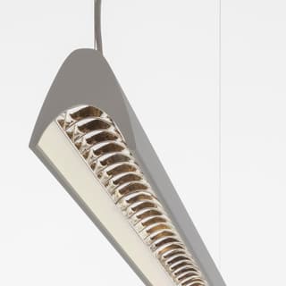 Artemide Series Y - Controlled Direct Emission + Batwing Indirect Emission - 3000K - DALI - Silver — AY06005