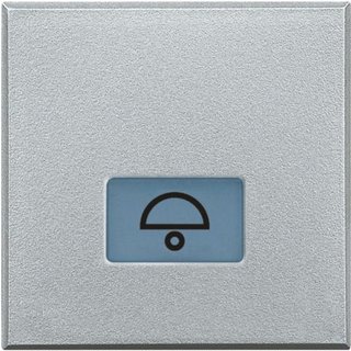 BTicino Screen-printed key 'ringtone' with Light - 2 modules — HC4921/2LD
