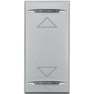 BTicino Key cover for 2 functions with illuminated lens with screen printing symbol "up/down" — HC4911AH
