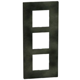 BTicino Light Now - Cover plate 2+2+2 modules - dark green — YA4832M3DG