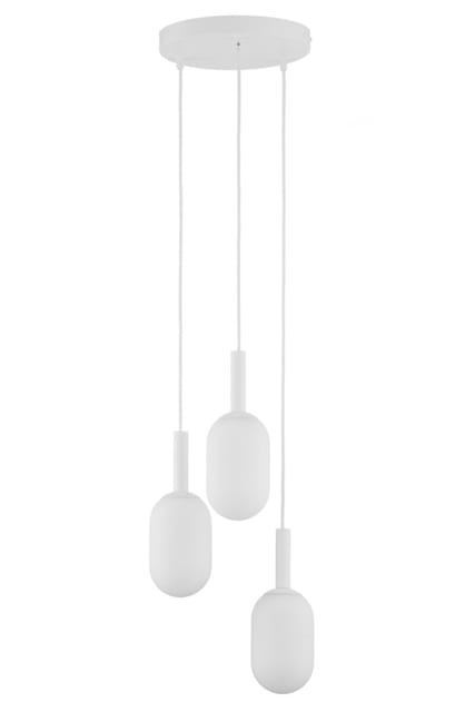 Sigma Pendant lamp PLUUM 3 round white 41852