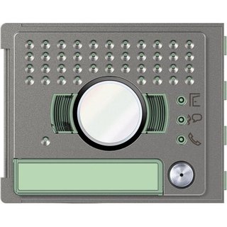BTicino Sfera Robur audio video Front cover with 1 pushbutton — 351215