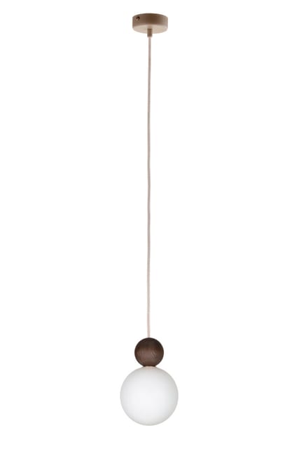 Sigma Pendant lamp RONA 1 drewno ciemny brąz 41675