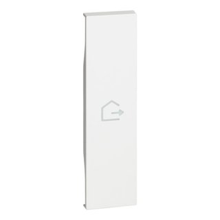 BTicino Lightable cover, 1 module - GOING OUT symbol. For devices item K4672M2L, K4652M2 and K4652M3.White — KW01MHGEN