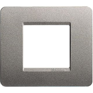 BTicino Cover plate 2P for round box — AM4802TA