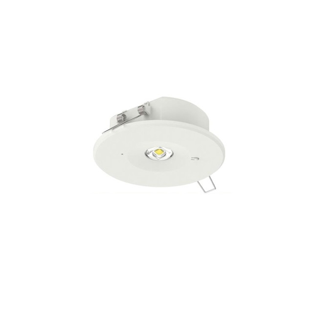 ACA Lighting NON-MAINTAINED EMERGENCY LED LUMINAIRE IP20 1.2W 3HRS 150LM 6000K 230V AC, WITH TEST BUTTON — LYR160