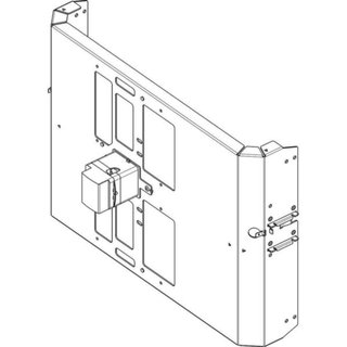 BTicino Sliding frame for M1 160 and M2 250 fixed version interlocked — 9541TBME