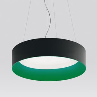 Artemide Tagora Suspension 970 - Direct Emission - dimmable - Black/Green — M248841