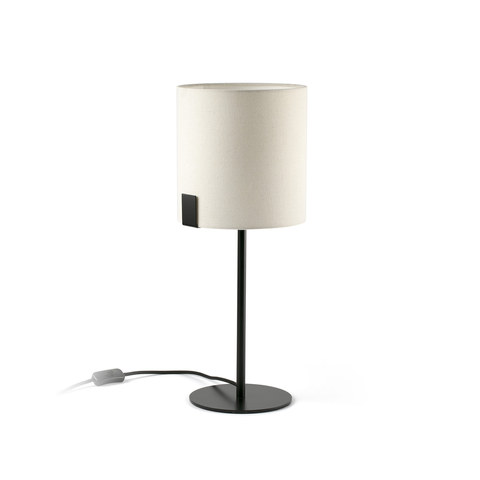 Faro Barcelona NILA Black and off white table lamp — manufacturer representative image