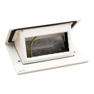 BTicino Pop-up - For flush mounting in furniture. 4 modules - Cover finish White — 150440NW