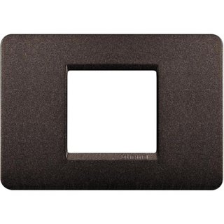 BTicino Matix - plate 2P centered Brown Coffee — AM4819GG