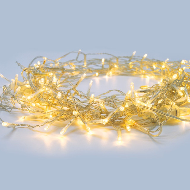 ACA Lighting 100 LED STRING LIGHTS PER 5cm WARM WHITE, ADAPTOR 31VDC & CONNECTABLE MAX 6 SETS, IP44 5m TRANSPARENT CABLE — X08100121 — manufacturer representative image