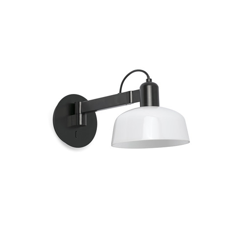 Faro Barcelona TATAWIN White wall lamp arm — manufacturer representative image