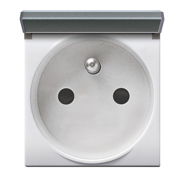 AVE 2P+E FRENCH ST.SOCKET+LID DOMUS 2M — 441092TSS