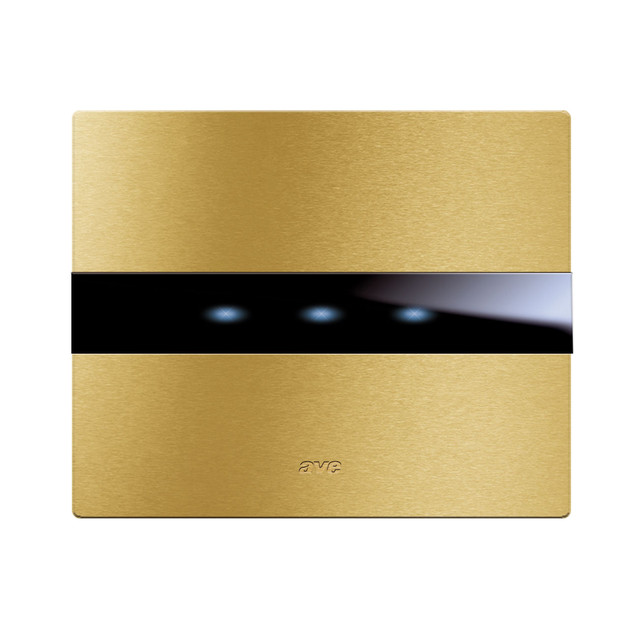 AVE FR.PLATE TOUCH ALUMINUM GOLD 3COM — 44PATC3ORO