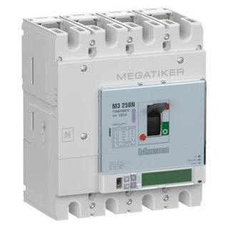 BTicino M3 250N - electronic Mccb 4P - 160A - 50kA — T734N160E10