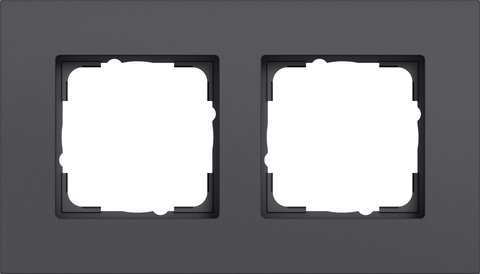 Gira Esprit cover frame aluminium anthracite (lacquered) aluminium anthracite (lacquered) — 0212408