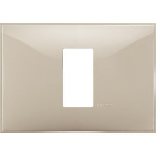 BTicino Cover plate - 1 centered module — R4803M1CR