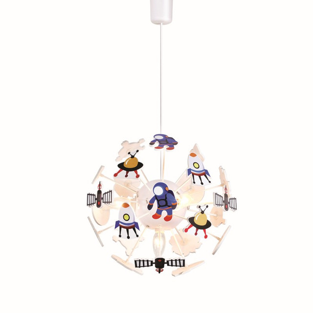 ACA Lighting PENDANT L/F 4XE14 KIDS SPACE Φ35ΧΗ80CM SPACE — MD160224SP