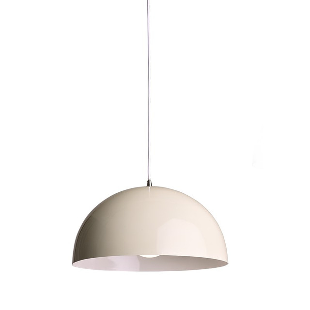 ACA Lighting PENDANT 1XE27 METAL COLOR CREME MELINA — OD5391MSW