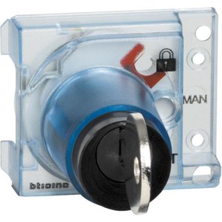 BTicino Keylock type Ronis for multivoltage motor operator item M7M01 — M7M14