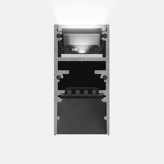 Artemide A.24 - Suspension Magnetic Track - Linear Module + Indirect Emission - 2352mm - 2700K - Brushed Bronze — AQ40720