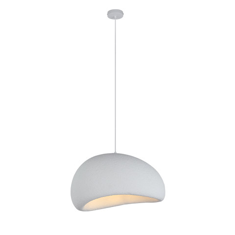 ACA Lighting PENDANT LAMP IRON+ POLYSTYRENE (PS) WHITE 1*E27 60W L500*W400*H1500 — manufacturer representative image