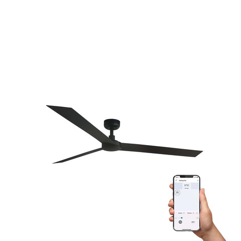 Faro Barcelona CRUISER XL Black fan TUYA — manufacturer representative image