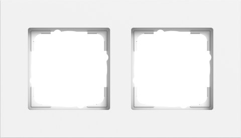 Gira Esprit cover frame aluminium pure white matt (lacquered) aluminium pure white matt (lacquered) — 0212407