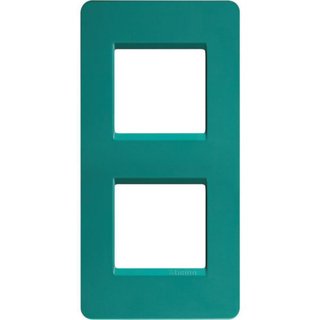BTicino Matix - plate 2+2 vertical emerald — AM4802V/2VS