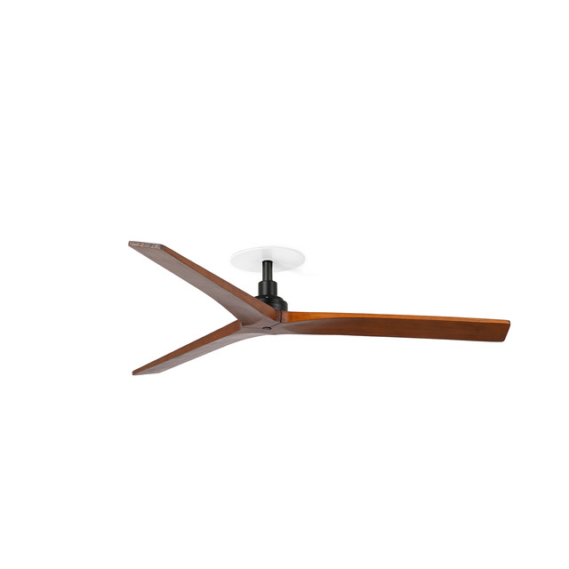 Faro Barcelona KLIM RECESSED M Ceiling fan black/walnut — 34277R