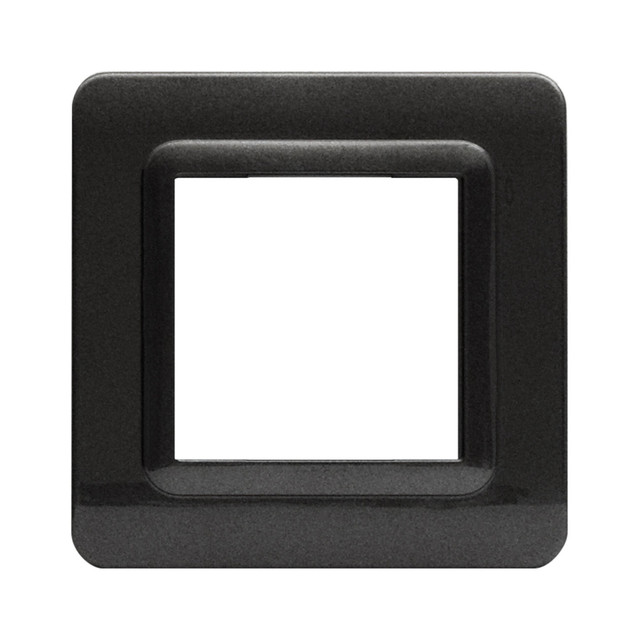 AVE 44 MOULDED FR.PLATE MET.DARK GREY2M — 44P32GSM