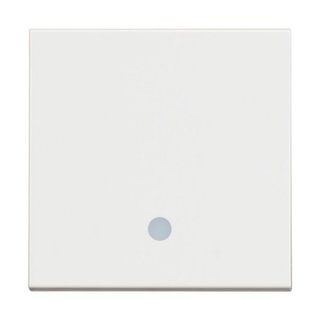 BTicino 2-way switch 1P 10 AX - 250 Vac - lightable — RW4003M2L
