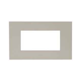 AVE SMART EASY S44 TECHNOPOLYMER PLATE, DOVE GREY COLOUR – MATT FINISH – 4 MOD. — 44PSME4TO